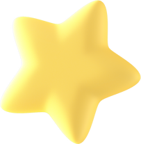 3D Floating Element Star